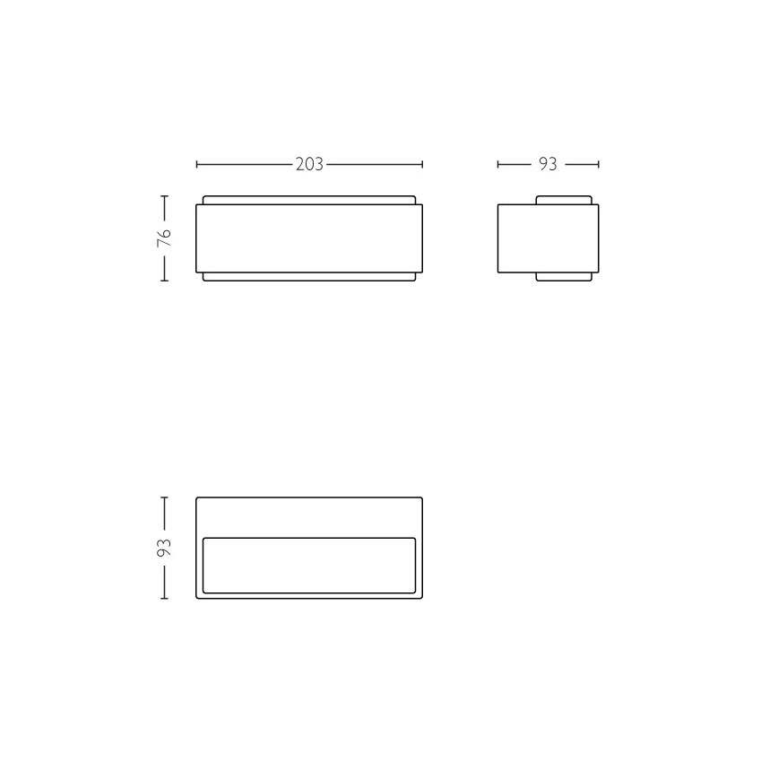 Philips - Himmennettävä LED-ulkovalo 2xLED/4,5W IP44