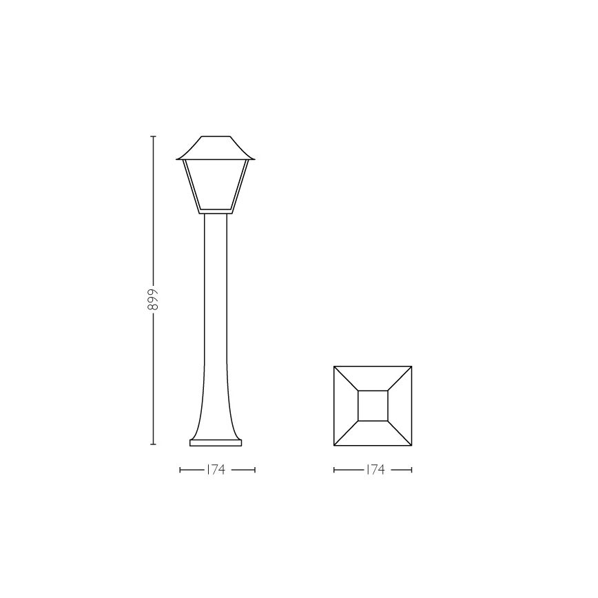 Philips - Ulkovalaisin E27/60W/230V IP44