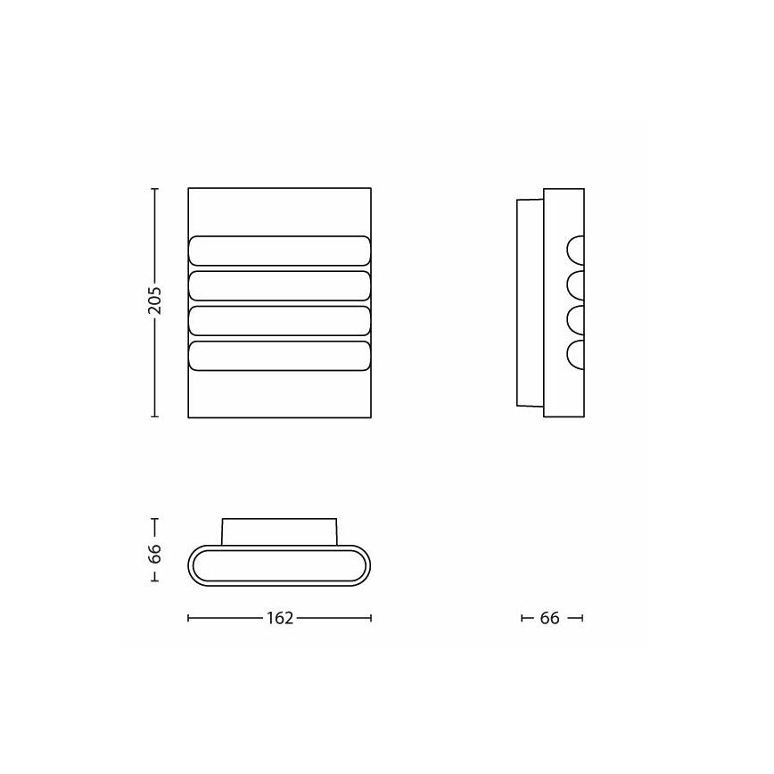 Philips - LED-ulkovalaisin LED/3W/230V IP44