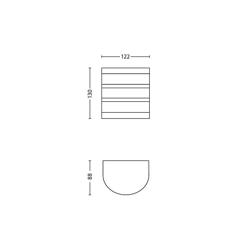 Philips - LED-ulkovalaisin, 3 W, 230 V, IP44