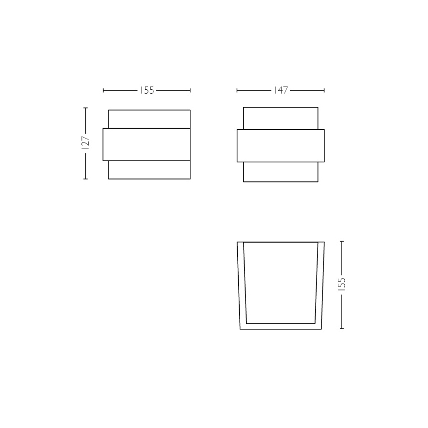 Philips - Ulkoseinävalaisin E27/42W IP44