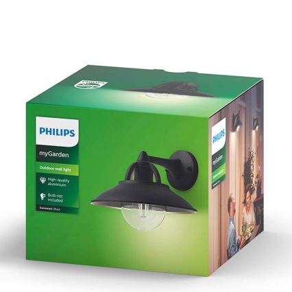 Philips 17381/30/PN - Ulkoseinävalaisin COMORANT 1xE27/42W/230V IP44