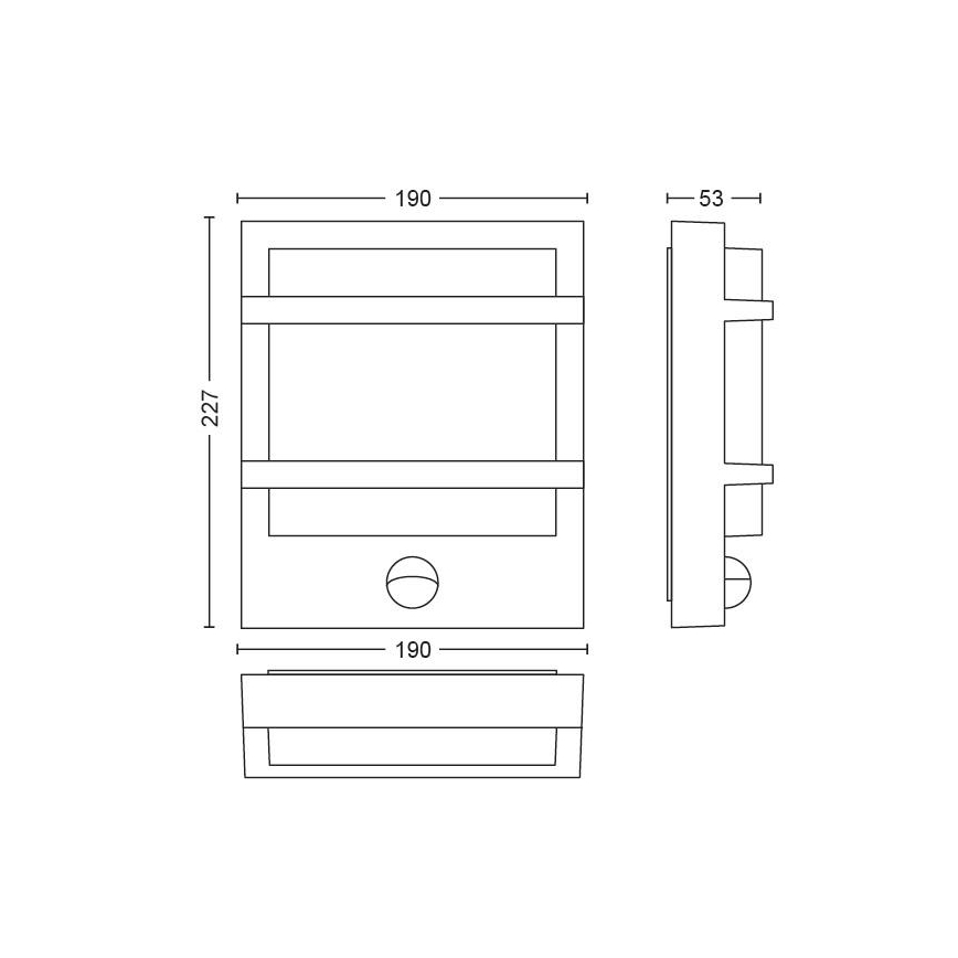 Philips - LED-ulkoseinävalaisin LED/12W IP44
