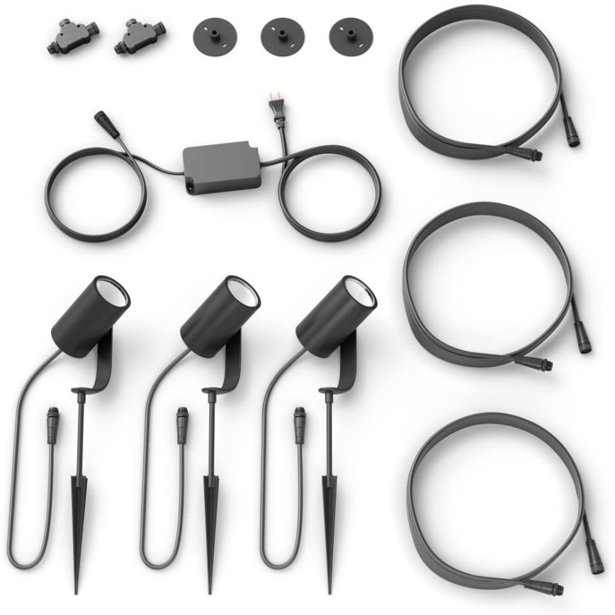 Philips - SETTI 3x LED-kohdevalaisin Hue LILY 3xLED/8W/230V IP65