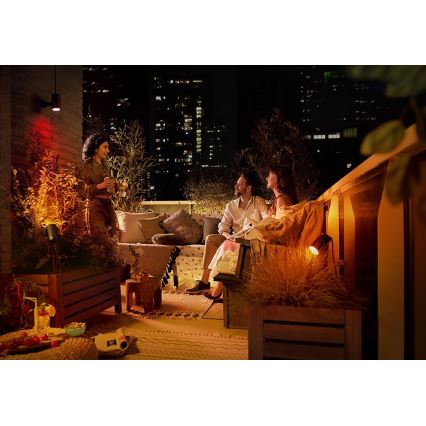 Philips - SETTI 3x LED-kohdevalaisin Hue LILY 3xLED/8W/230V IP65