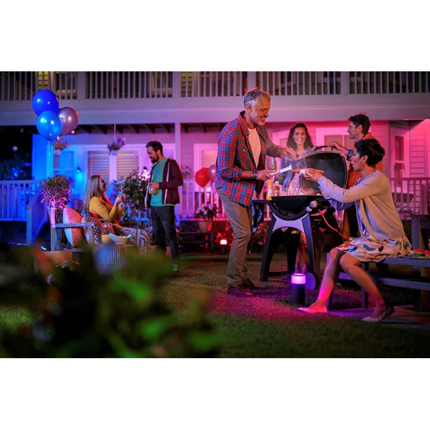 Philips - Laajennussarja LED RGB ulkokäyttöön Hue LILY LED/8W/230V IP65