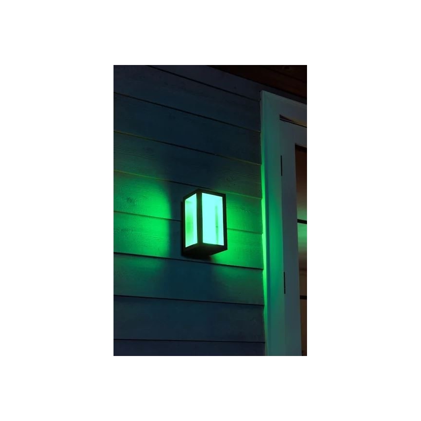 Philips - LED RGBW Himmennettävä ulkoseinävalaisin Hue IMPRESS 2xLED/8W/230V 2000-6500K IP44