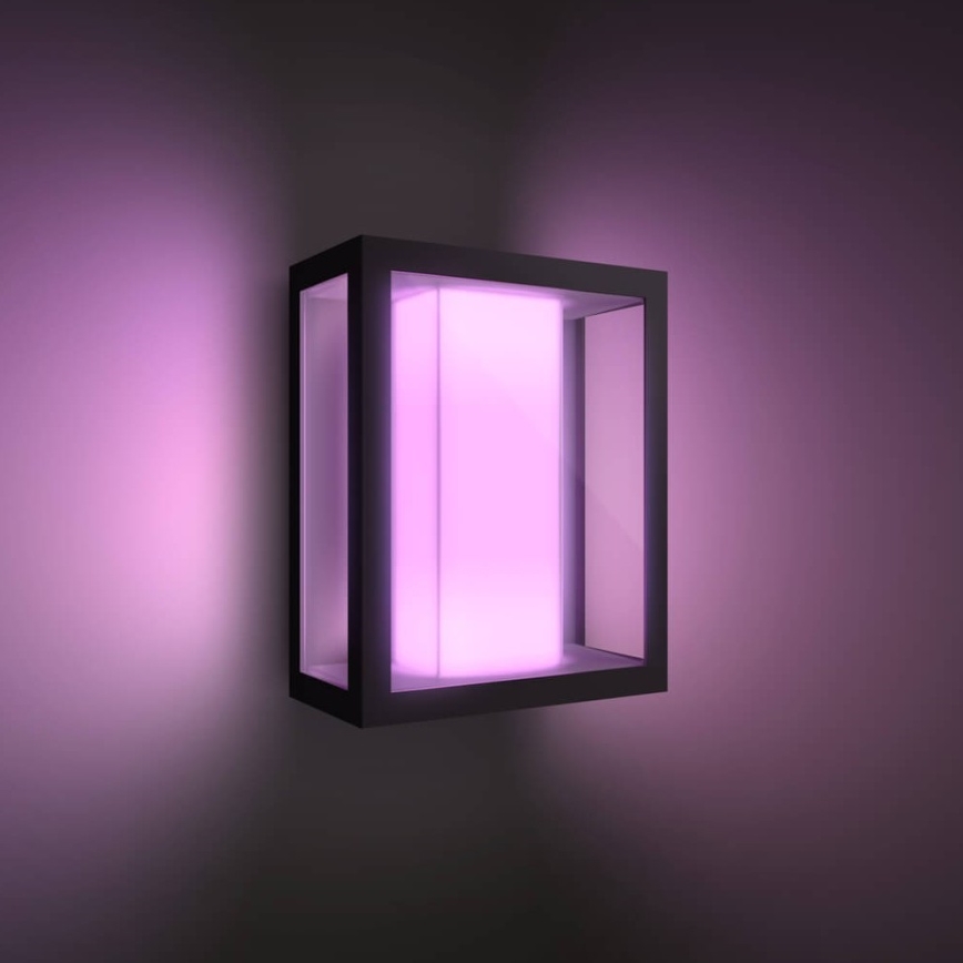 Philips - LED RGBW himmennettävä ulkokäyttöön tarkoitettu seinävalaisin Hue IMPRESS 2xLED/8W/230V IP44