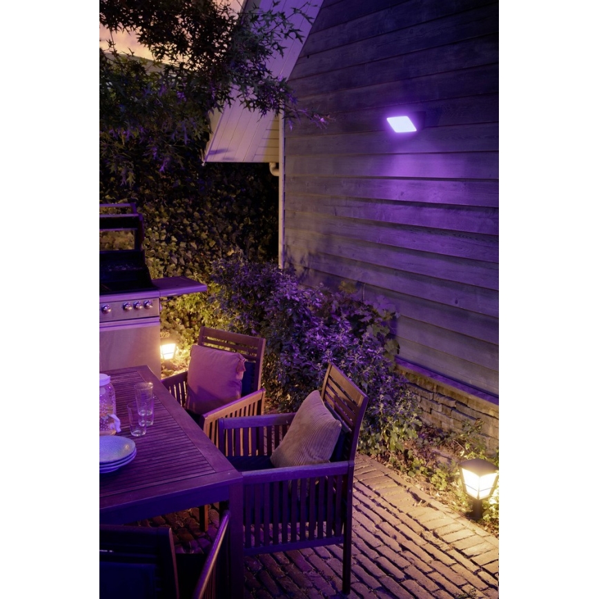 Philips - LED RGBW Himmennettävä ulko reflektor Hue DISCOVER 2xLED/15W/230V 2000-6500K IP44