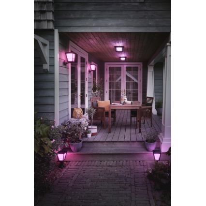 Philips - LED RGBW Himmennettävä ulkoseinävalaisin Hue ECONIC LED/15W/230V 2000-6500K IP44