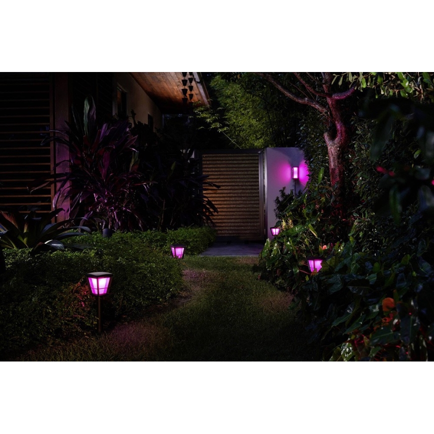 Philips - LED RGBW himmennettävä ulkokäyttöön tarkoitettu seinävalaisin Hue IMPRESS 2xLED/8W/24V 2000-6500K IP44