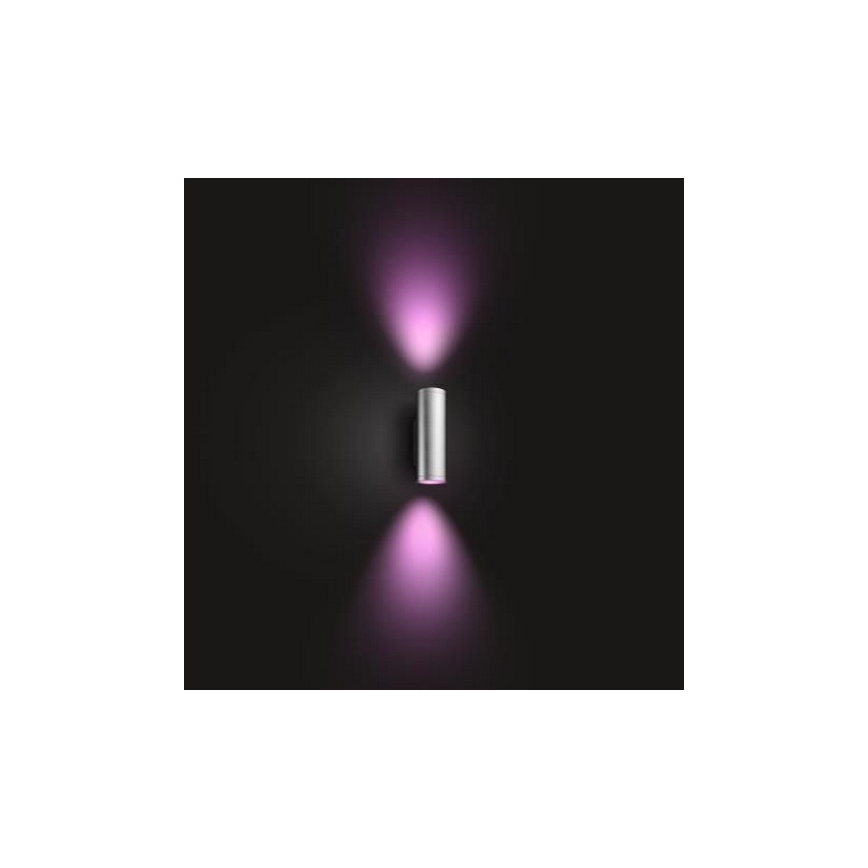 Philips - LED RGBW Himmennettävä ulkoseinävalaisin Hue APPEAR 2xLED/8W/230V IP44