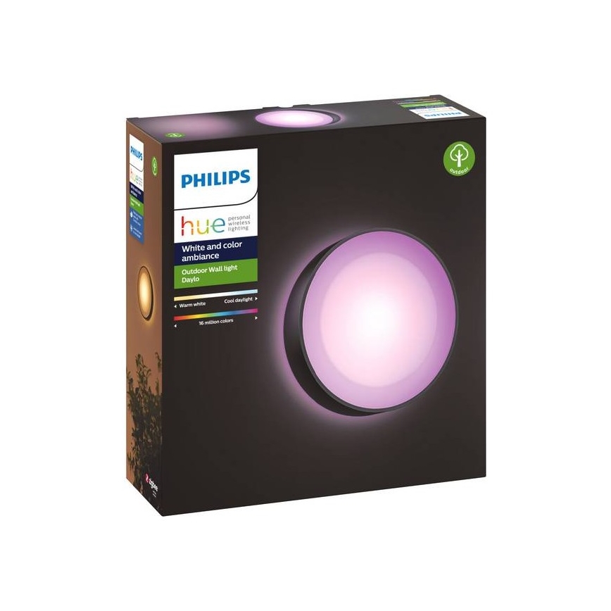 Philips - LED RGBW Himmennettävä ulkoseinävalaisin Hue DAYLO LED/15W/230V 2000-6500K IP44