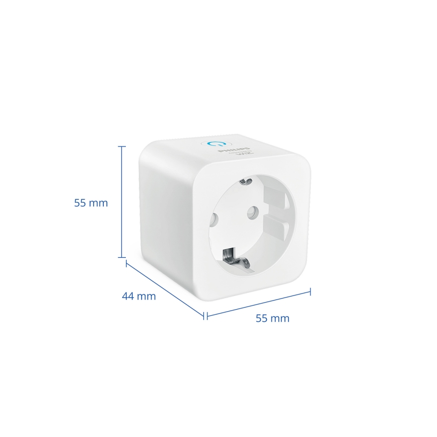 Philips - 2 kpl älypistorasiaa SCHUKO 2300 W Wi-Fi
