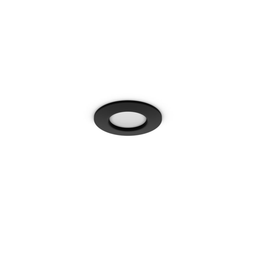 Philips - SETTI 2x LED RGBW himmennettävä kylpyhuoneen upotettava alasvalo Hue SLIM LED/8,3W/230V 2000-6500K musta IP44