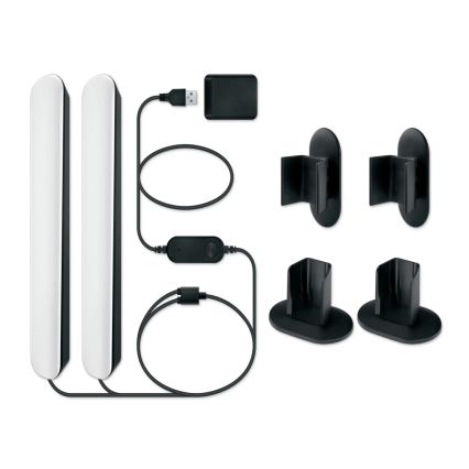 Philips - SETTI 2x LED RGBIC Himennettävä valaisin SMART GRADIENT LED/8W/230V 2700-6500K Wi-Fi
