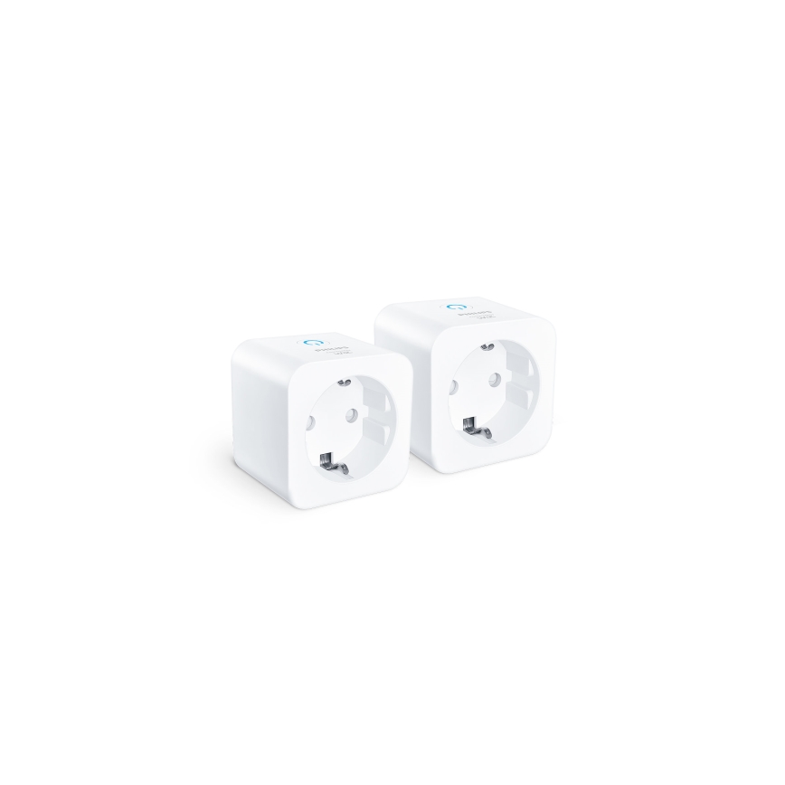 Philips - 2 kpl SCHUKO-älypistorasioita 2300 W + tehomittari Wi-Fi