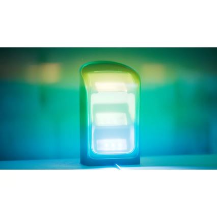 Philips – 2 kpl setti RGBW-himmennettävät Hue PLAY Wall Washer -projektivalaisimet, LED/20W/230V, 2000–6500K, musta