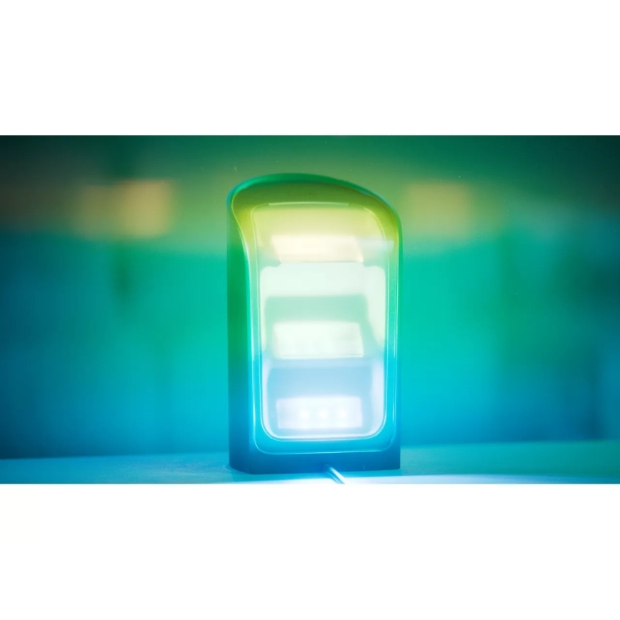 Philips – 2 kpl setti RGBW-himmennettävät Hue PLAY Wall Washer -projektivalaisimet, LED/20W/230V, 2000–6500K, musta