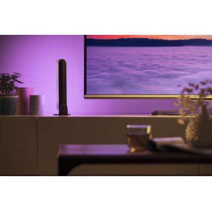 Philips - SETTI 2x himmennettävä LED RGB pöytävalaisin Hue PLAY LED/6W/230V valkoinen