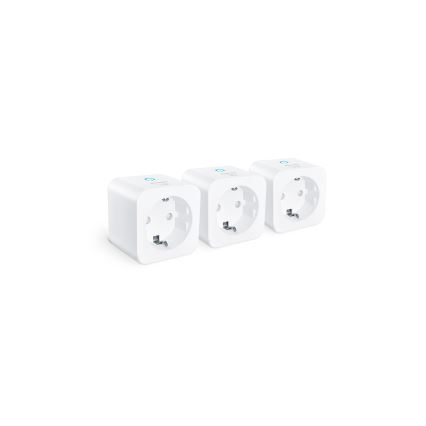 Philips - 3 kpl Schuko-älypistorasia, 2300 W, Wi-Fi