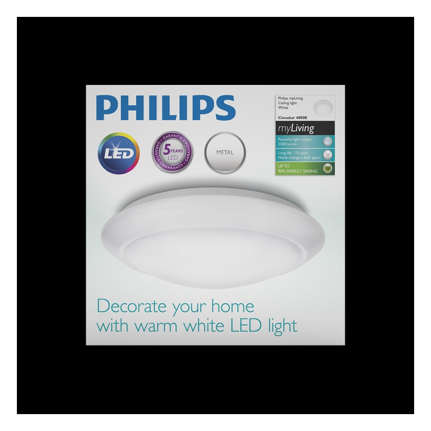 Philips - LED-kattovalaisin LED/20W/230V 4000K
