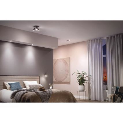 Philips - SETTI 3x LED RGBW himmennettävä alasvalaisin Hue CENTURA 1xGU10/4,2W/230V 2000-6500K