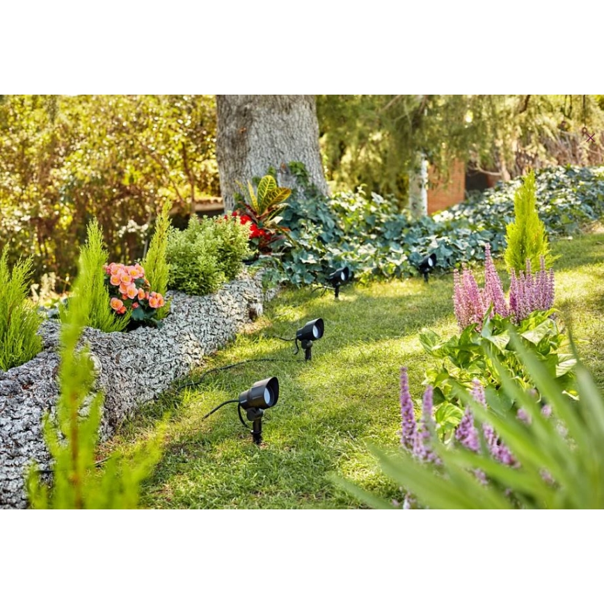 Philips -SARJA 3x LED Ulkovalaisin LED/6W/230V 2700K IP44