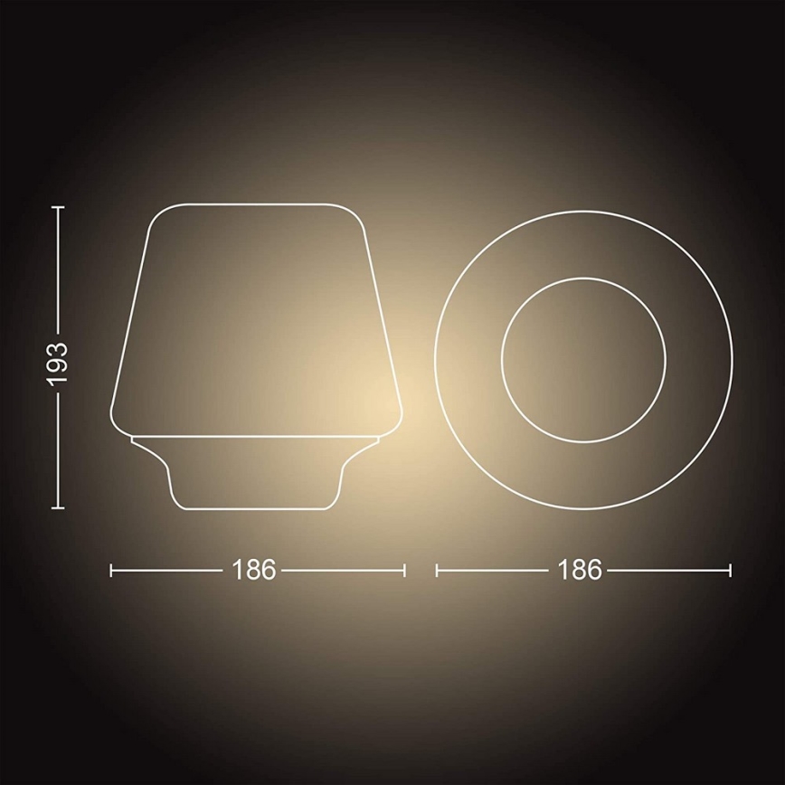 Philips - Hue WELLNESS himmennettävä LED-lamppu 1xE27/8,5W/230V + kaukosäädin