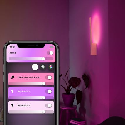 Philips - LED RGBW Himennettävä seinävalaisin Hue LIANE White And Color Ambiance LED/12W/230V