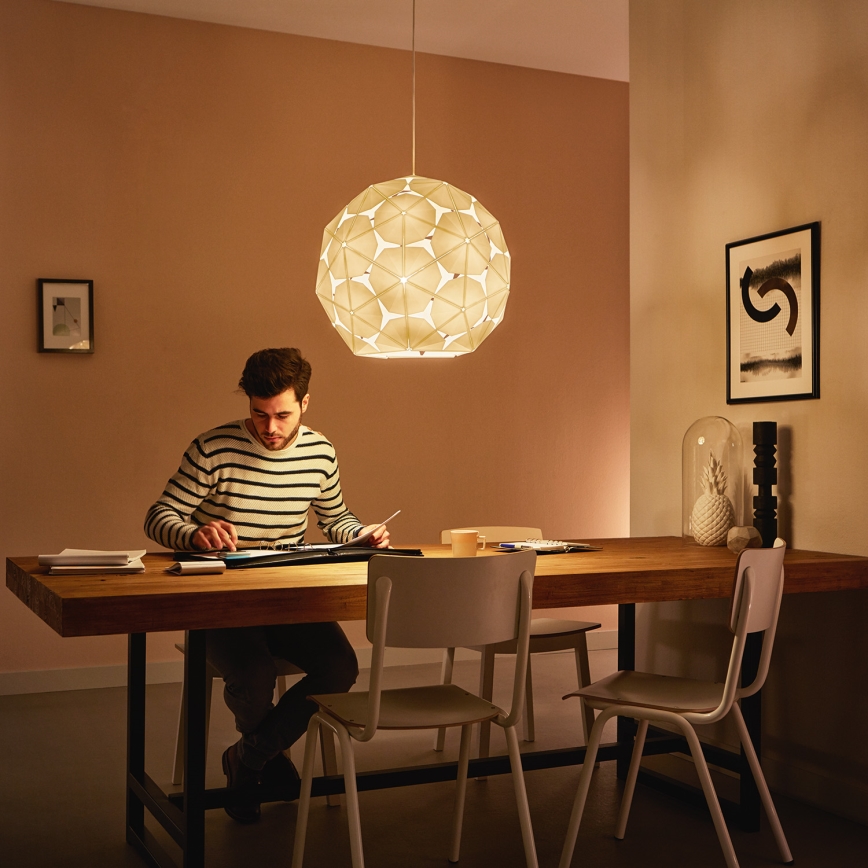 Philips - Kattokruunu narulla 1xE27/60W/230V