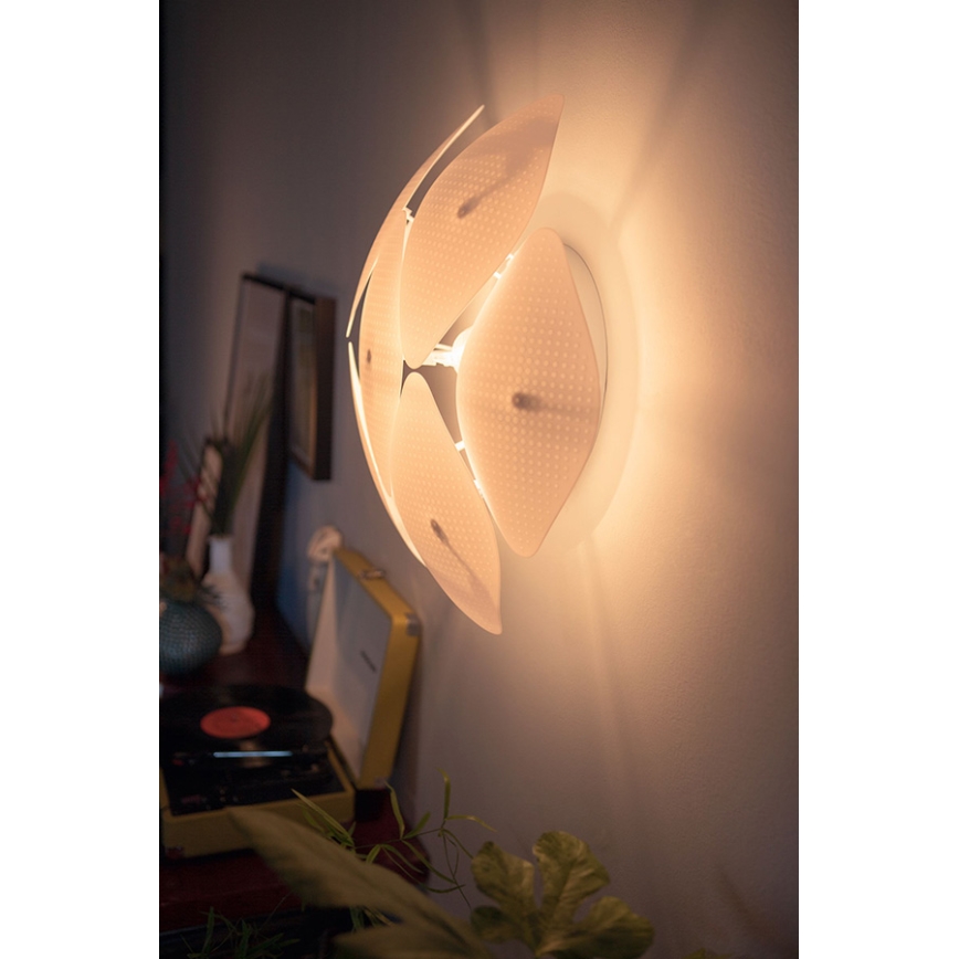 Philips 40963/31/PN - Seinävalaisin MYLIVING CHIFFON 1xE27/60W/230V