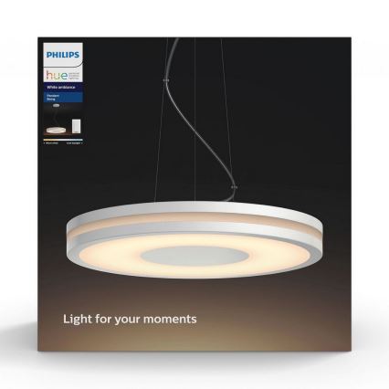 Philips - Hue BEING himmennettävä LED-riippuvalaisin johdolla LED/39W/230V + kaukosäädin