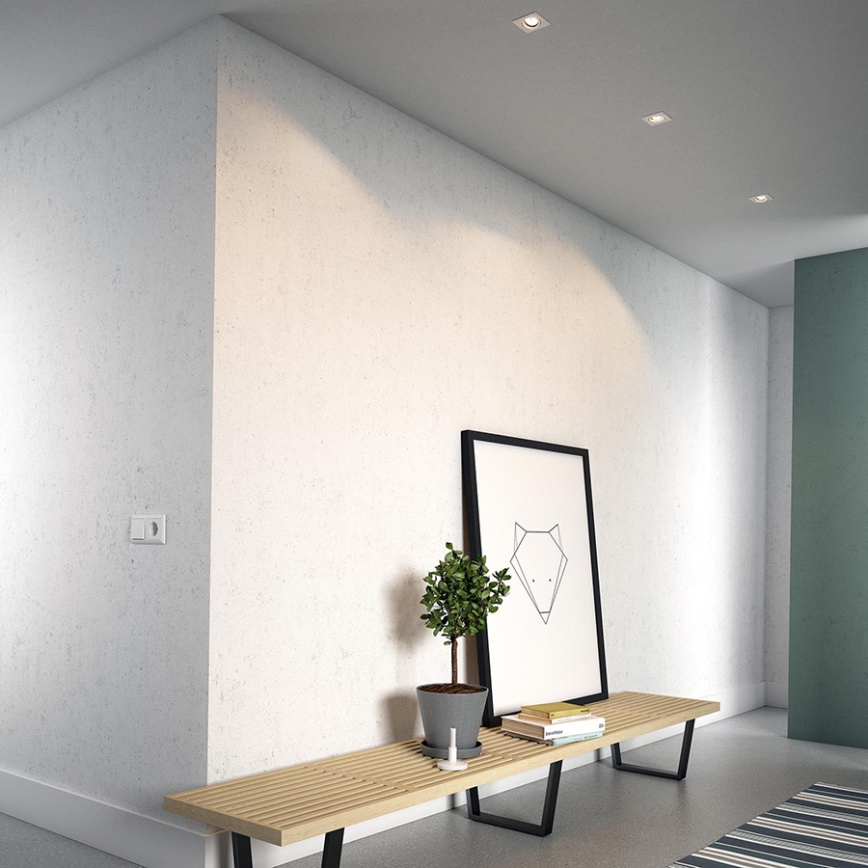 Philips - Setti 3x upotettavaa alasvaloa, kanta 1xGU10, 5,5 W, 230 V