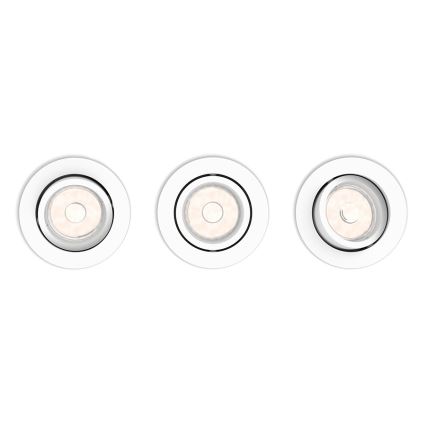 Philips 50393/31/PN - 3 kpl uppovalaisinta DONEGAL 1xGU10/5,5W/230V