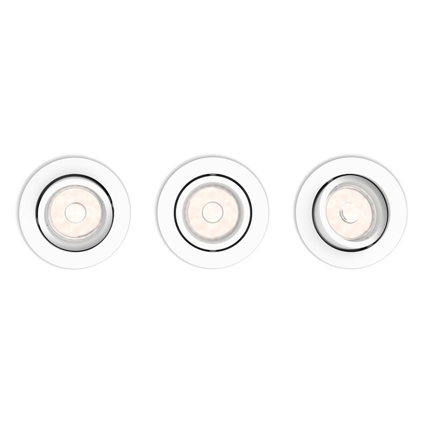 Philips 50393/31/PN - 3 kpl uppovalaisinta DONEGAL 1xGU10/5,5W/230V