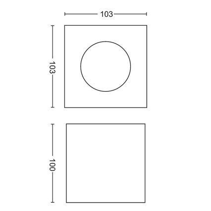 Philips - himmennettävä LED-kohdevalaisin LED/4,5W/230V