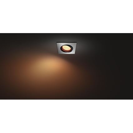 Philips - LED RGB Upotettu valo Hue CENTURA 1xGU10/5.7W/230V