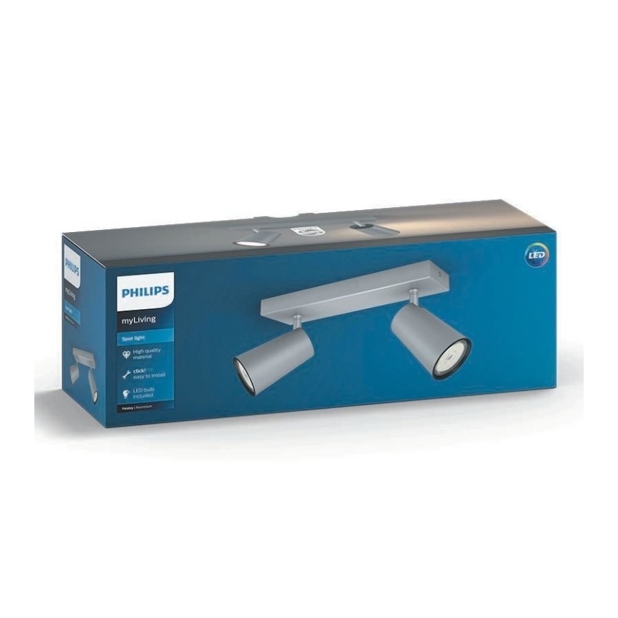 Philips - kohdevalaisin 2xGU10/5,5W/230V