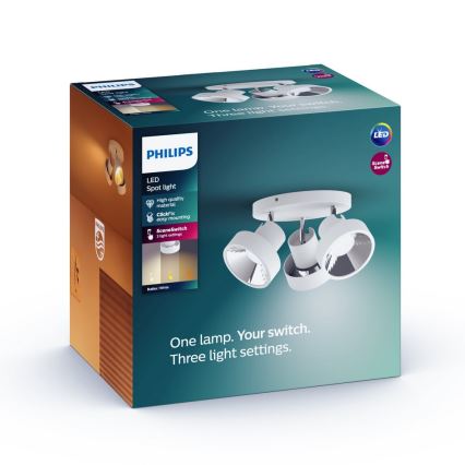 Philips - LED-kohdevalaisin 3xLED/4,5W/230V