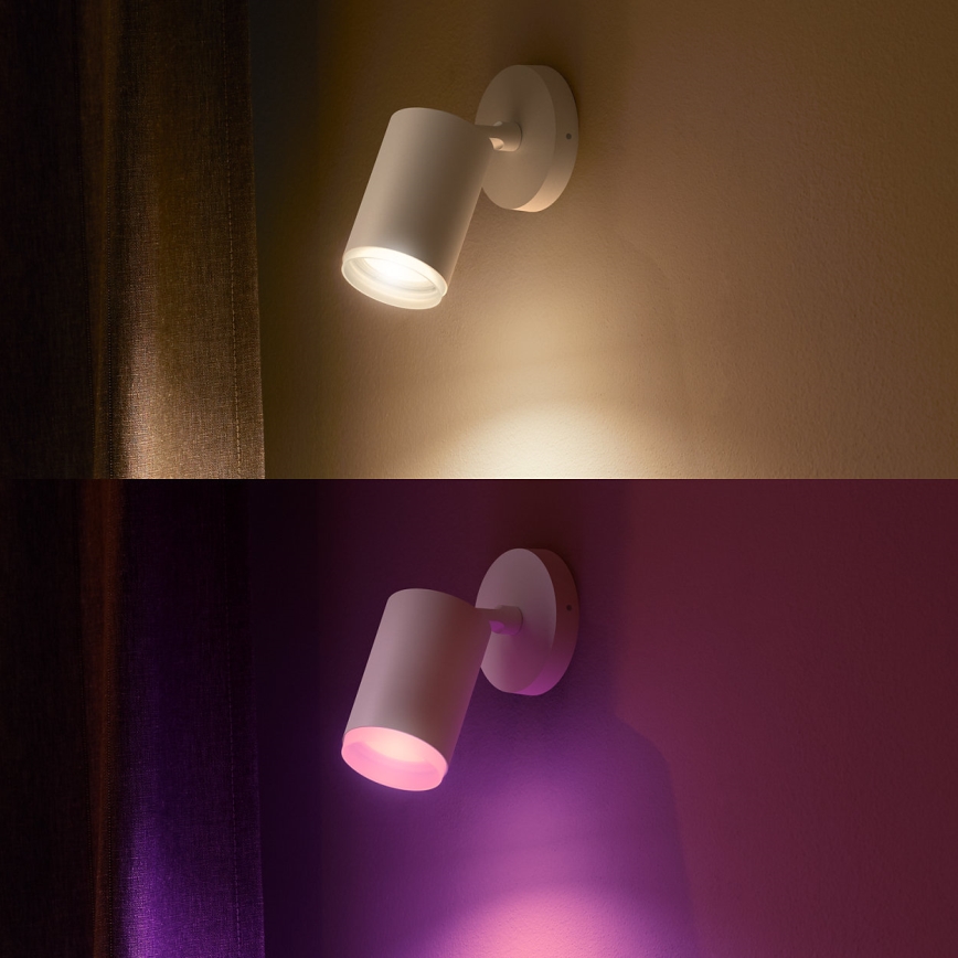 Philips - LED RGBW Himmennettävä kohdevalo Hue FUGATO 1xGU10/5,7W/230V