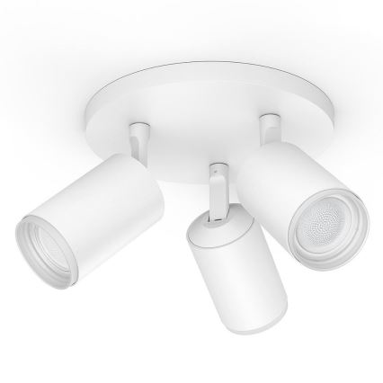 Philips - LED RGBW Himmennettävä kohdevalo Hue FUGATO 3xGU10/5,7W/230V
