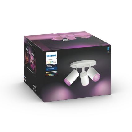 Philips - LED RGBW Himmennettävä kohdevalo Hue FUGATO 3xGU10/5,7W/230V