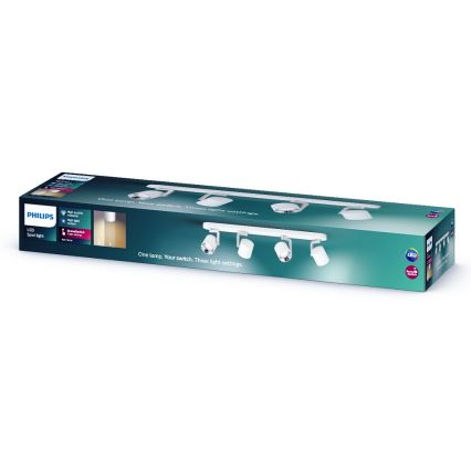 Philips - Himmennettävä LED-kohdevalo 4xLED/4.5W/230V