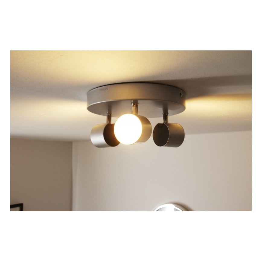 Philips 56243/48/16 - Himmennettävä LED-kohdevalo MYLIVING STAR 3xLED/4W/230V