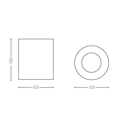 Philips - Himmennettävä LED-kohdevalo Hue PILLAR 1xGU10/5,5W