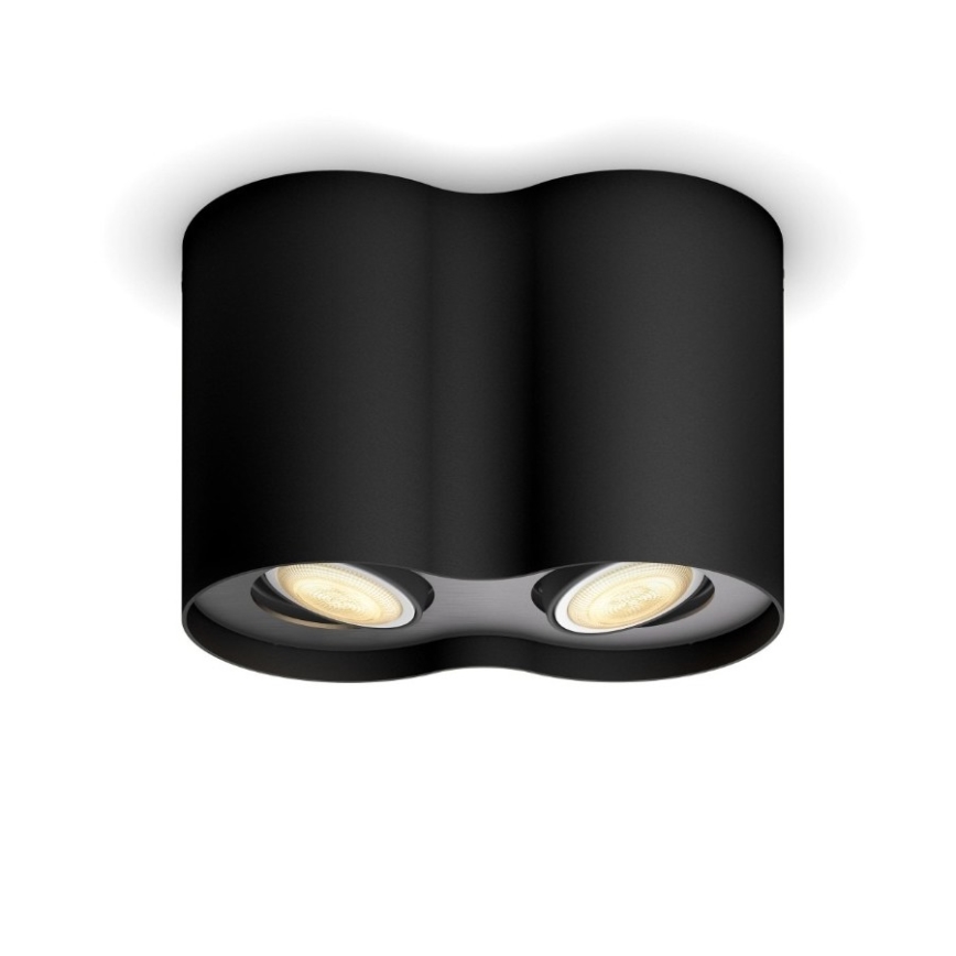 Philips - LED himmennettävä Hue PILLAR valaisin 2xGU10/5W/230V + kaukosäädin