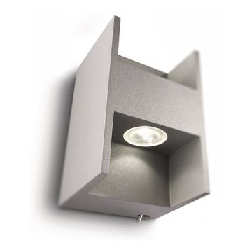Philips 69087/87/16 - LED-seinävalaisin MYLIVING METRIC 2xLED/2,5W/230V