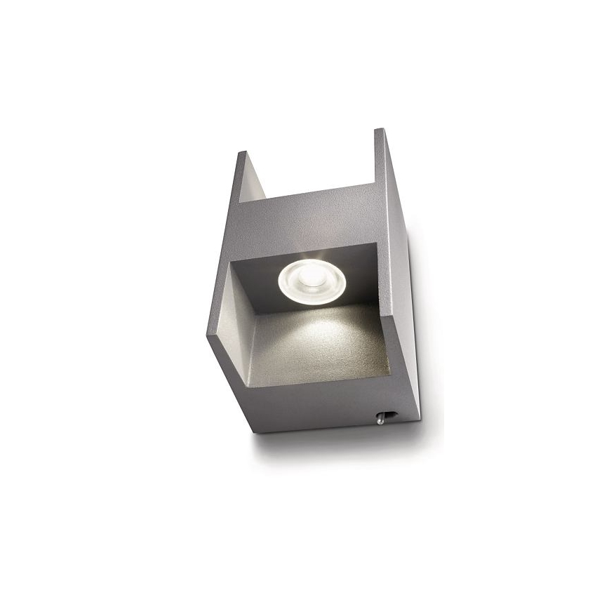 Philips 69087/87/16 - LED-seinävalaisin MYLIVING METRIC 2xLED/2,5W/230V