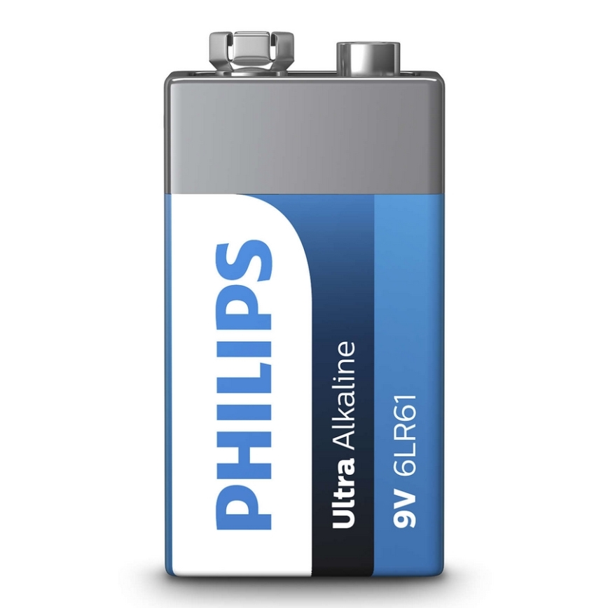 Philips 6LR61E1B/10 - Alkaliparisto 6LR61 ULTRA ALKALINE 9V 600mAh